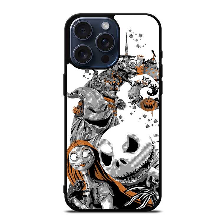 NIGHTMARE BEFORE CHRISTMAS ART iPhone 15 Pro Max Case Cover