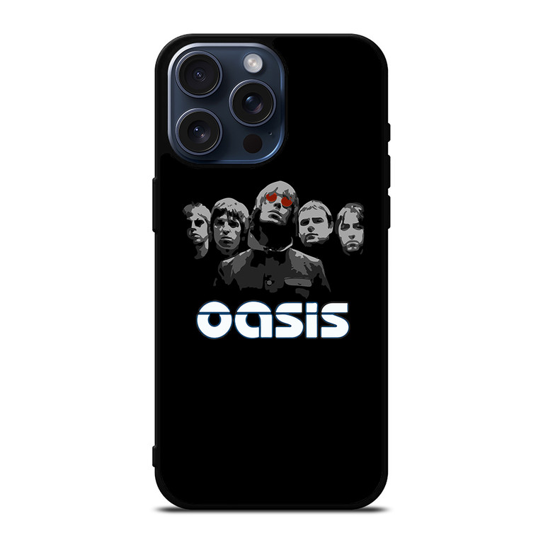 OASIS GROUP BAND iPhone 15 Pro Max Case Cover