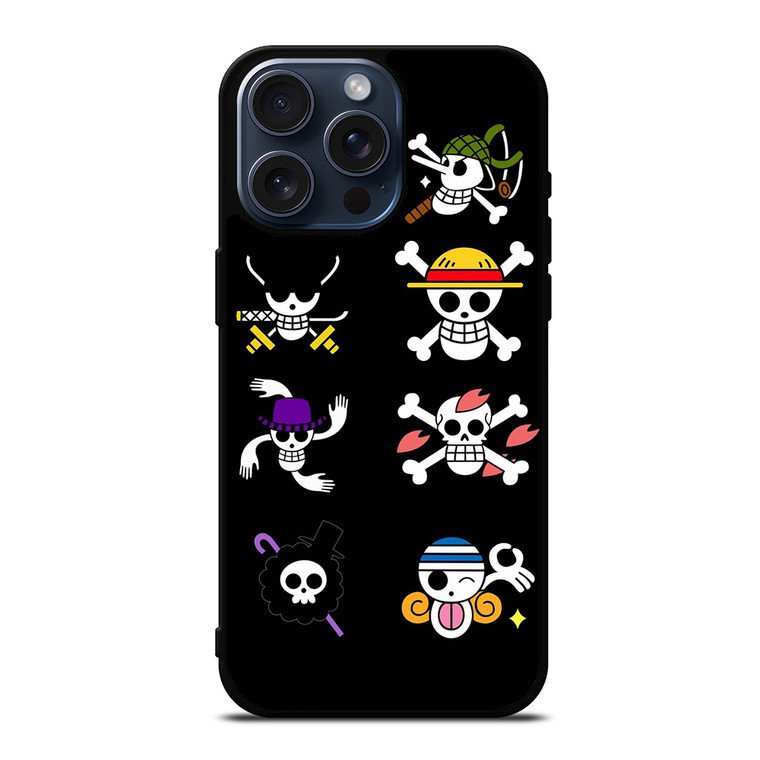 ONE PIECE STRAW HAT LOGO iPhone 15 Pro Max Case Cover