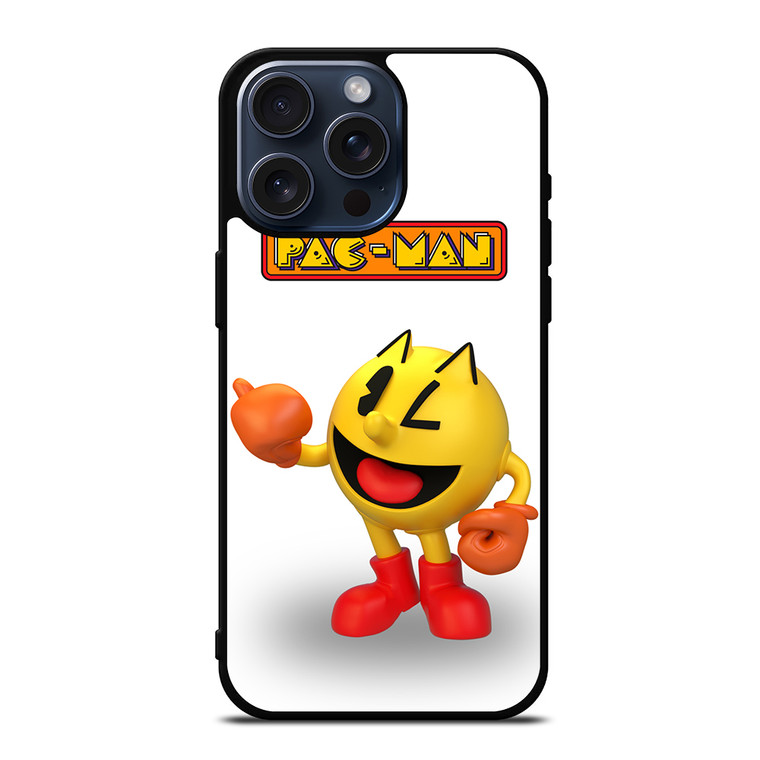 PAC MAN 3D CHARACTER iPhone 15 Pro Max Case Cover