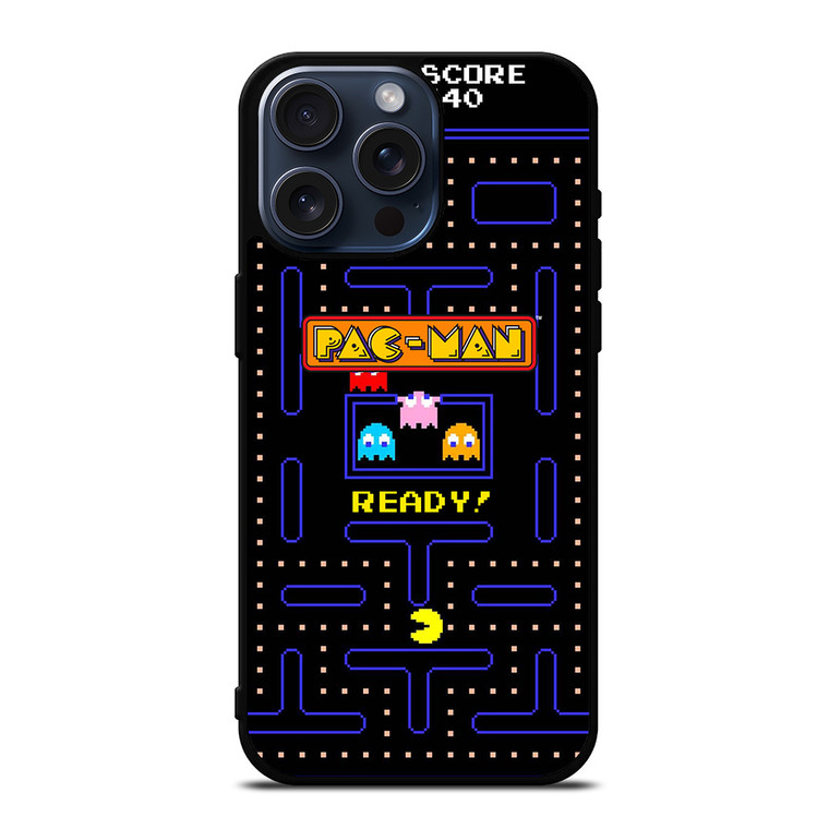 PAC MAN GAME iPhone 15 Pro Max Case Cover