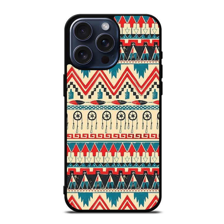 PIECE TRIBAL PATTERN 2 iPhone 15 Pro Max Case Cover