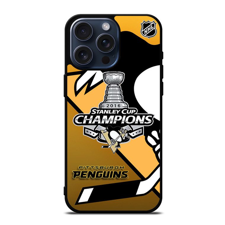 PITTSBURGH PENGUINS 2016 CHAMP iPhone 15 Pro Max Case Cover