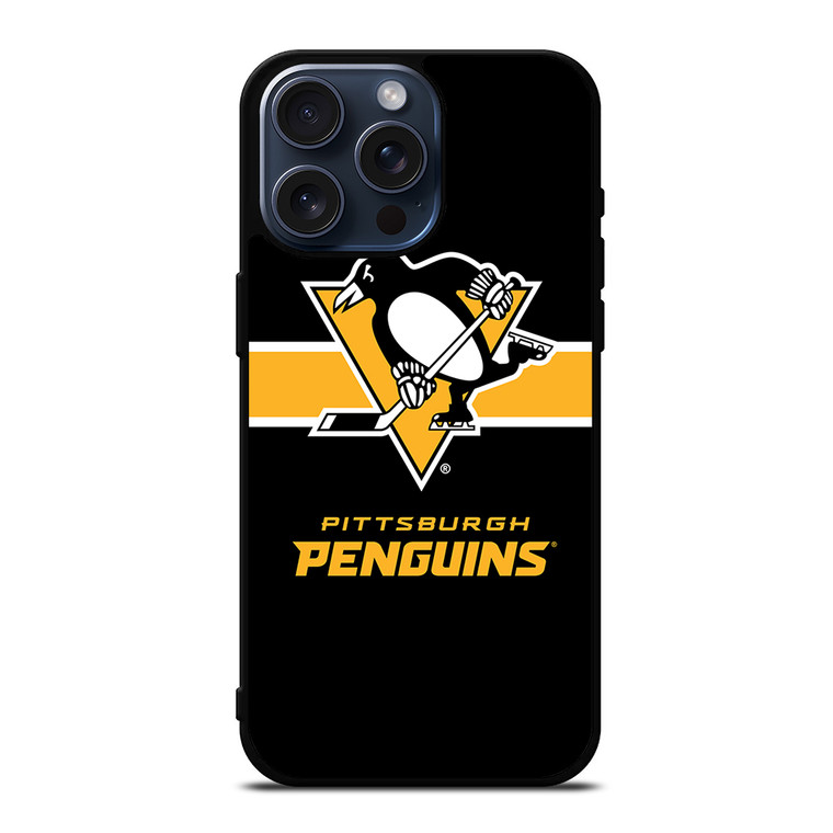 PITTSBURGH PENGUINS HOCKEY TEAM iPhone 15 Pro Max Case Cover