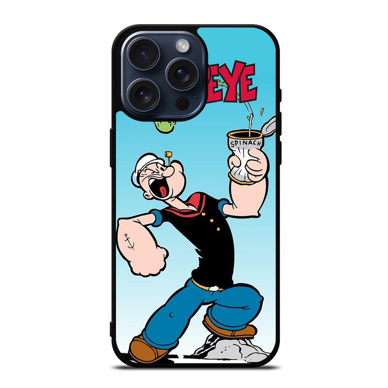 POPEYE SPINACH iPhone 15 Pro Max Case Cover
