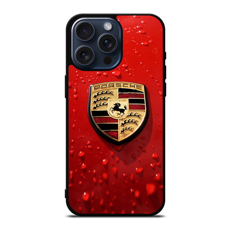 PORSCHE RED iPhone 15 Pro Max Case Cover