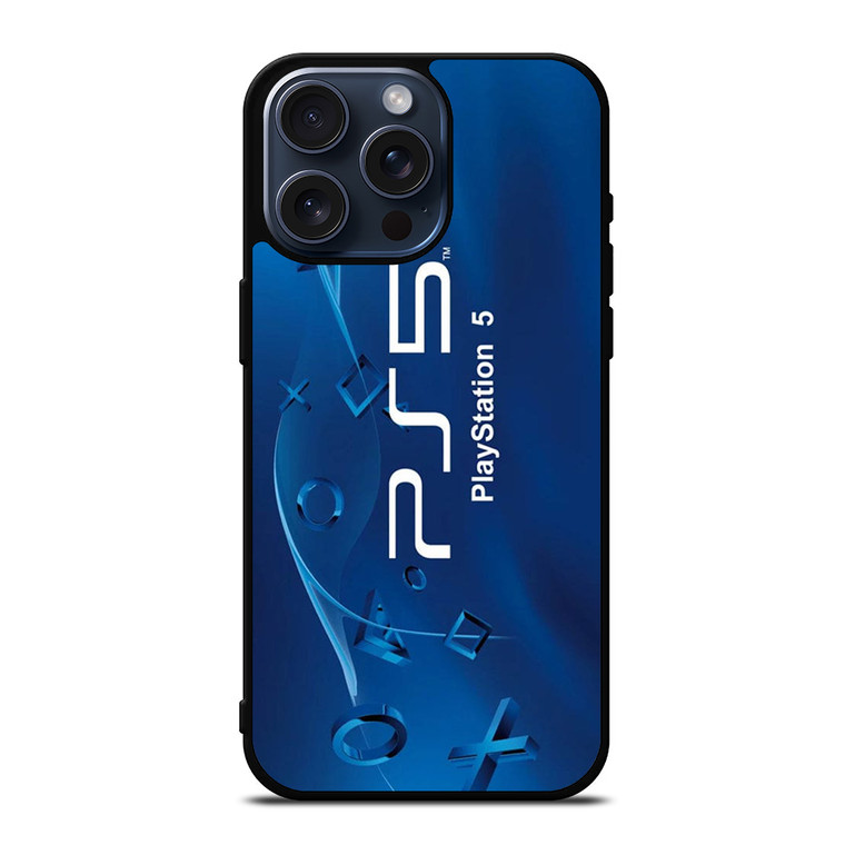 PS5 PLAYSTATION 5 LOGO iPhone 15 Pro Max Case Cover