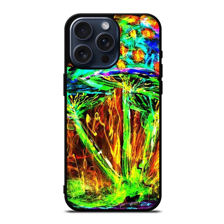 PSYCHEDELIC VISUALS MUSHROOM iPhone 15 Pro Max Case Cover