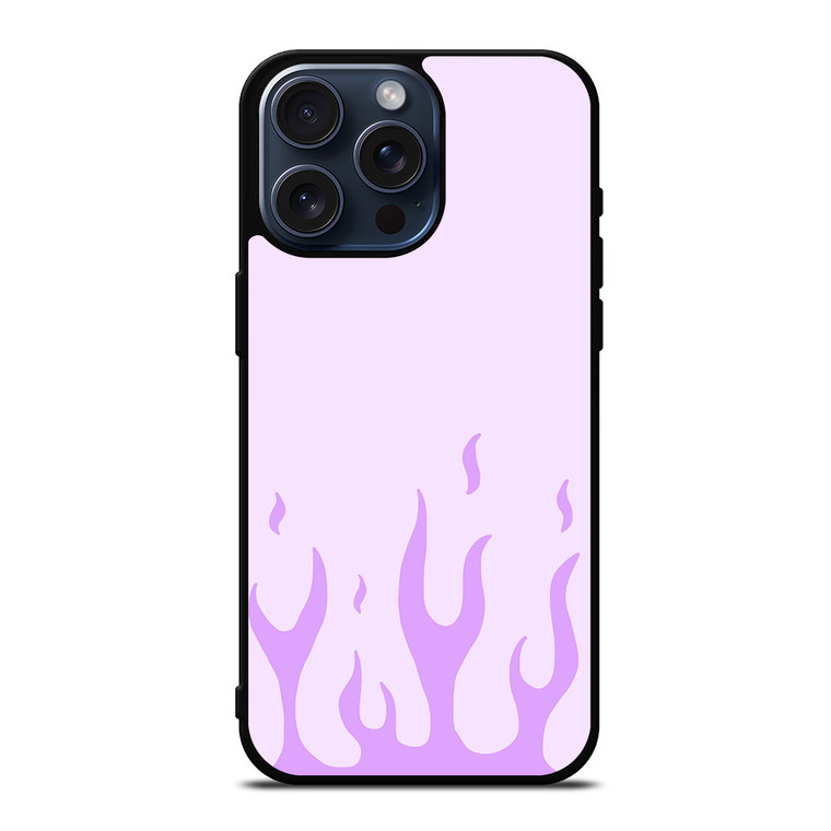 PURPLE FLAME iPhone 15 Pro Max Case Cover