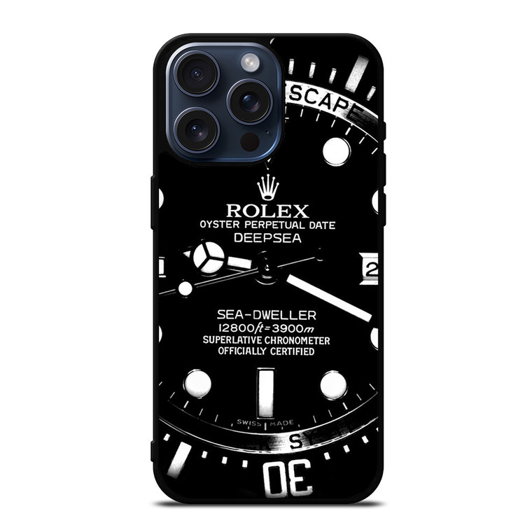 ROLEX WATCH LOGO 2 iPhone 15 Pro Max Case Cover