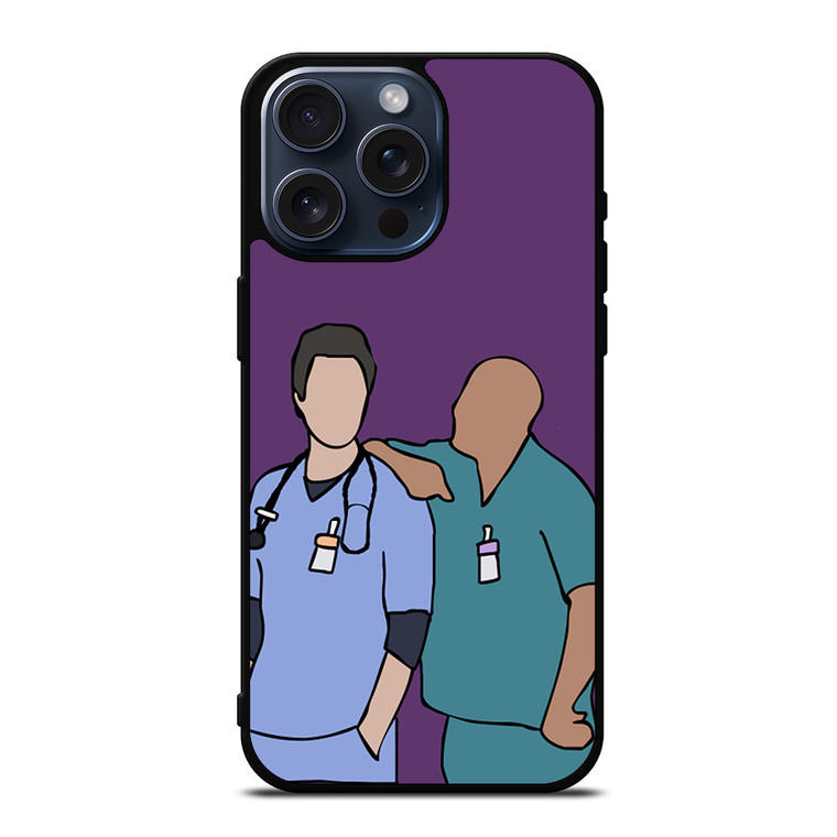 SCRUBS TURK AND JD iPhone 15 Pro Max Case Cover