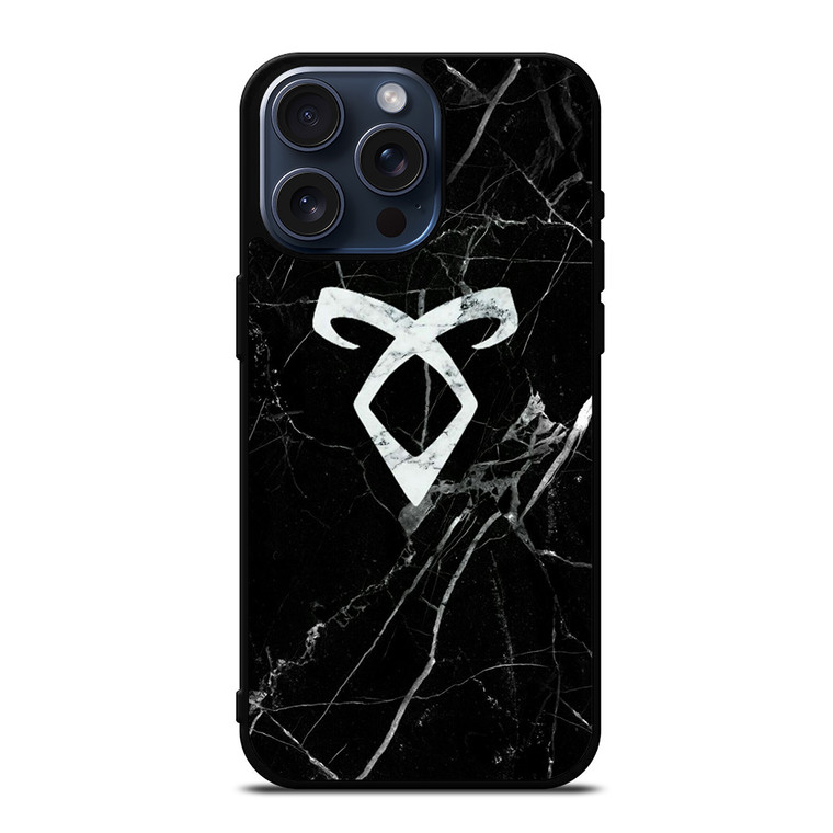 SHADOWHUNTER ANGELIC MARBLE LOGO iPhone 15 Pro Max Case Cover