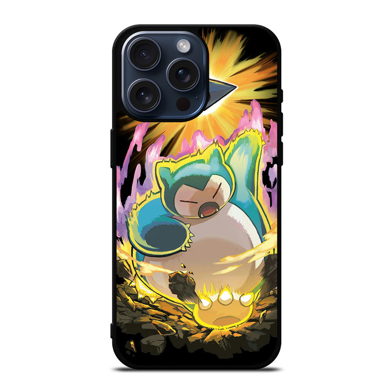 SNORLAX POKEMON ART iPhone 15 Pro Max Case Cover