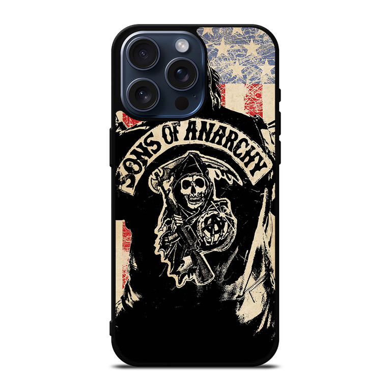 SONS OF ANARCHY POSTER iPhone 15 Pro Max Case Cover