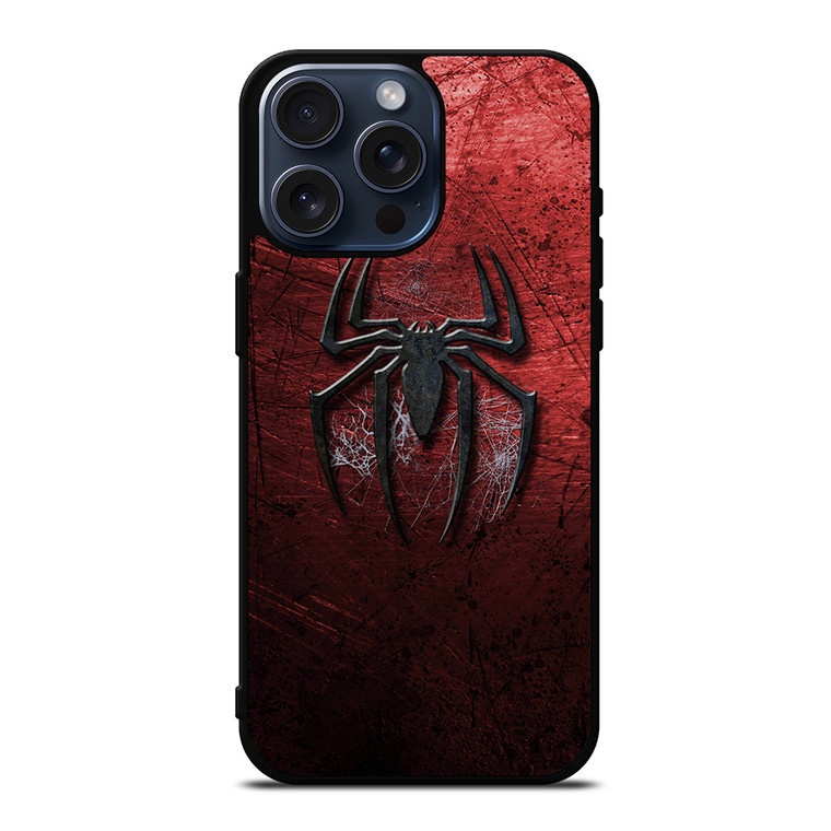SPIDERMAN GRUNGY LOGO iPhone 15 Pro Max Case Cover SPIDERMAN GRUNGY LOGO iPhone 15 Pro Max Case Cover