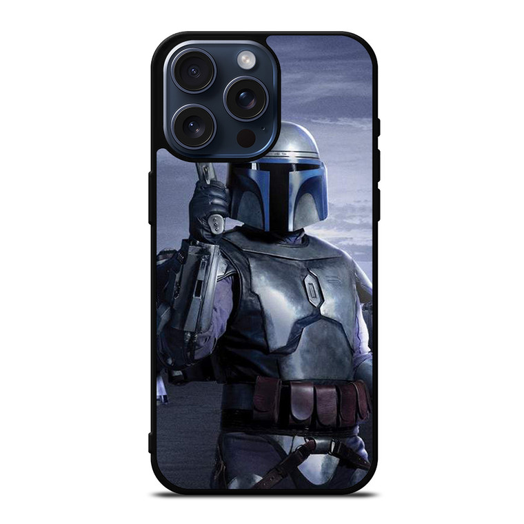 STAR WARS BOBA FETT MANDALORIAN 1 iPhone 15 Pro Max Case Cover