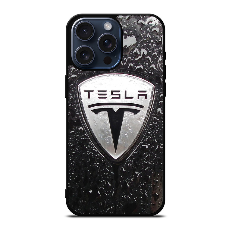 TESLA RAINDROP LOGO iPhone 15 Pro Max Case Cover