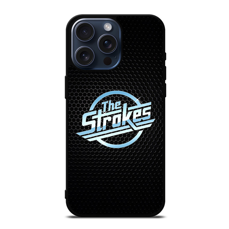 THE STROKES LOGO METAL iPhone 15 Pro Max Case Cover