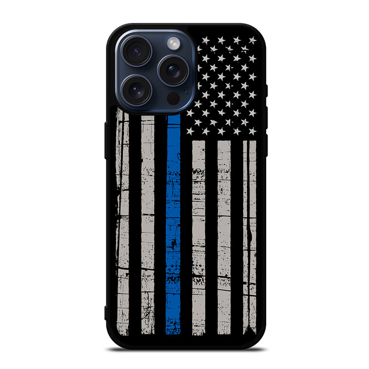THIN BLUE LINE USA iPhone 15 Pro Max Case Cover