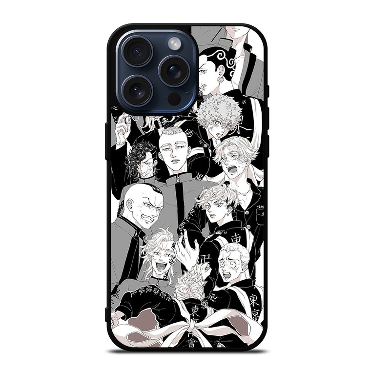 TOKYO REVENGERS ALL CHARACTER iPhone 15 Pro Max Case Cover