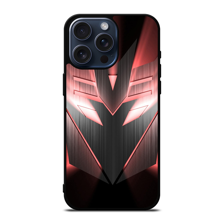 TRANSFORMERS DECEPTICONS LOGO 2 iPhone 15 Pro Max Case Cover