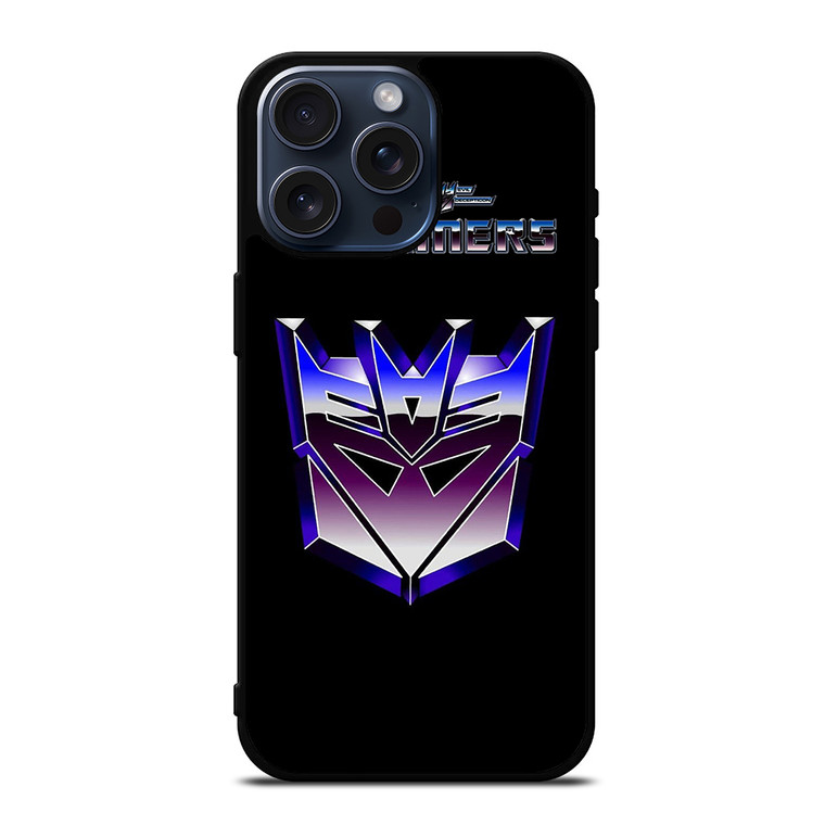 TRANSFORMERS DECEPTICONS LOGO iPhone 15 Pro Max Case Cover