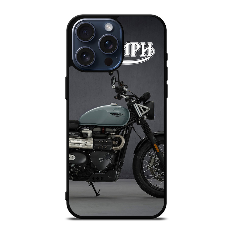 TRIUMPH MOTORCYCLE LOGO iPhone 15 Pro Max Case Cover