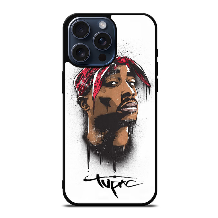 TUPAC 2PAC RAPPER 1 iPhone 15 Pro Max Case Cover