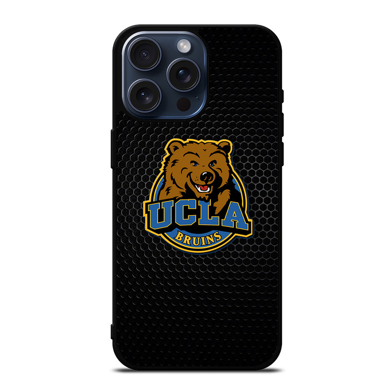 UCLA BRUINS METAL LOGO iPhone 15 Pro Max Case Cover