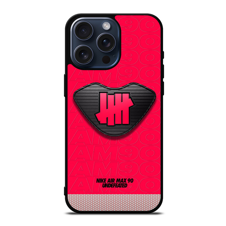 UNDEFEATED NIKE AIR MAX iPhone 15 Pro Max Case Cover