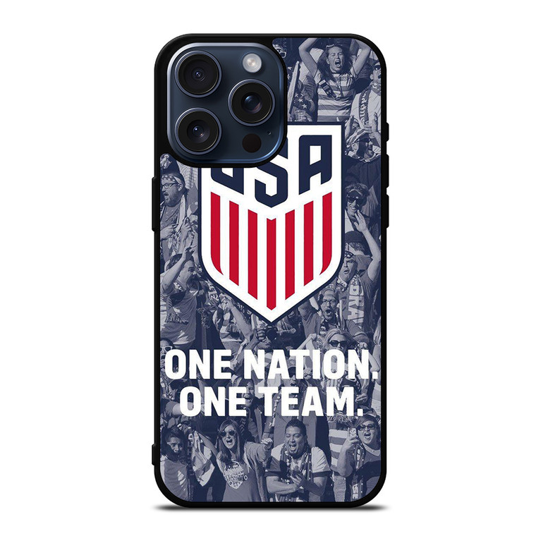 USA SOCCER TEAM ONE NATION ONE TEAM iPhone 15 Pro Max Case Cover