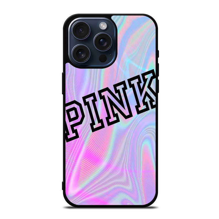 VICTORIA'S SECRET PINK COLORFULL iPhone 15 Pro Max Case Cover