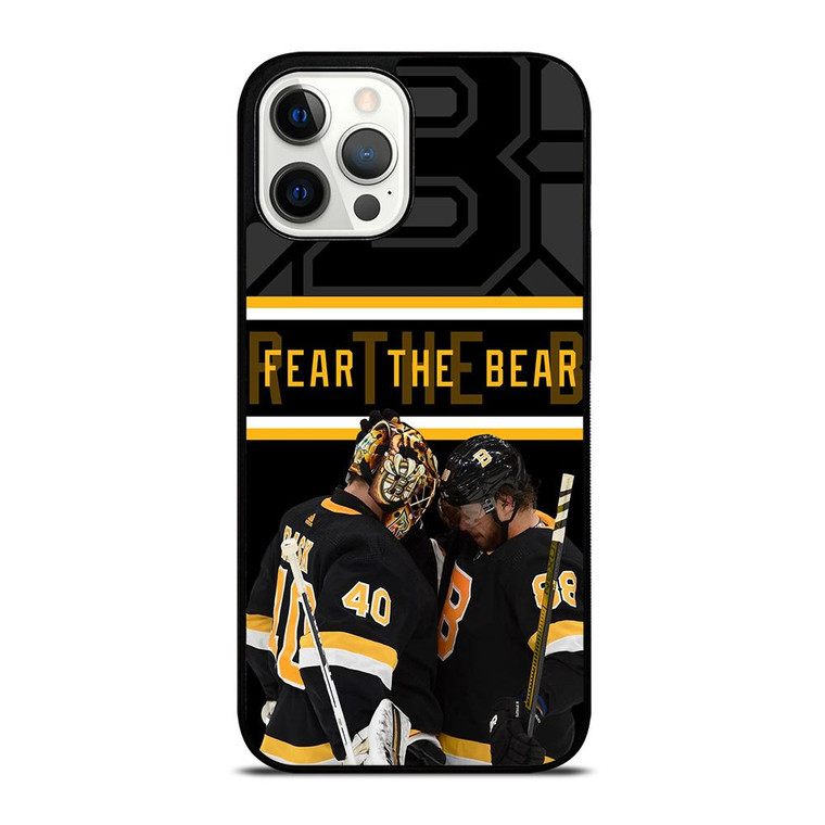 BOSTON BRUINS FEAR THE BEAR iPhone 12 Pro Max Case Cover