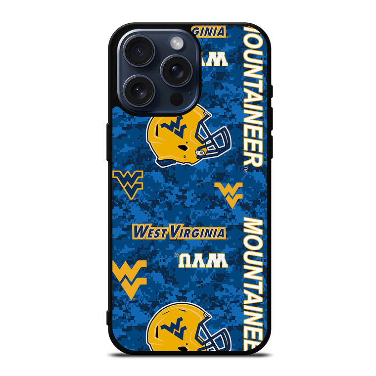 WEST VIRGINIA MOUNTAINEERS LOGO iPhone 15 Pro Max Case Cover