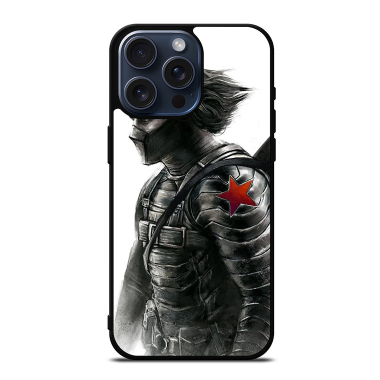 WINTER SOLDIER MARVEL iPhone 15 Pro Max Case Cover