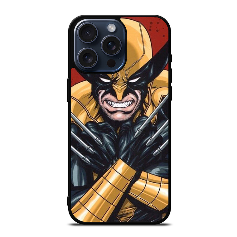 WOLVERINE MARVEL CARTOON iPhone 15 Pro Max Case Cover