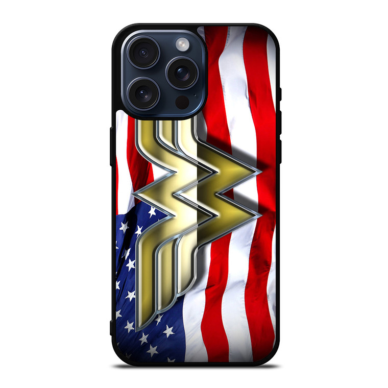 WONDER WOMAN AMERICAN iPhone 15 Pro Max Case Cover