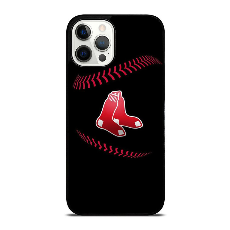 BOSTON RED SOX BLACK LOGO iPhone 12 Pro Max Case Cover