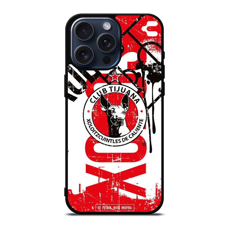 XOLOS CLUB DE TIJUANA iPhone 15 Pro Max Case Cover