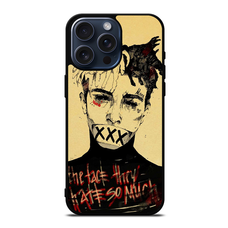 XXXTENTACION RAPPER FACE iPhone 15 Pro Max Case Cover