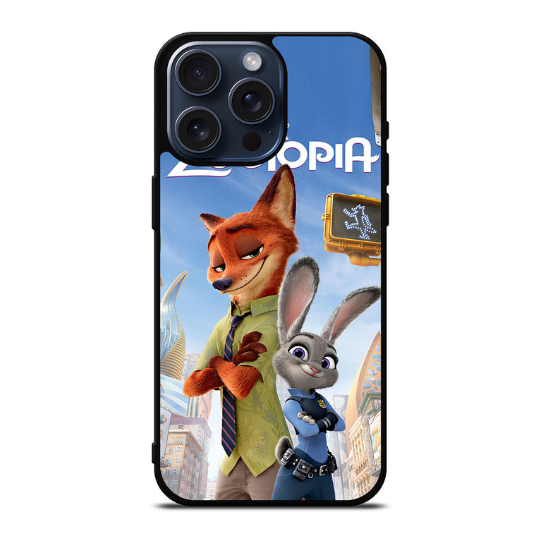 ZOOTOPIA ZOOTROPOLIS iPhone 15 Pro Max Case Cover