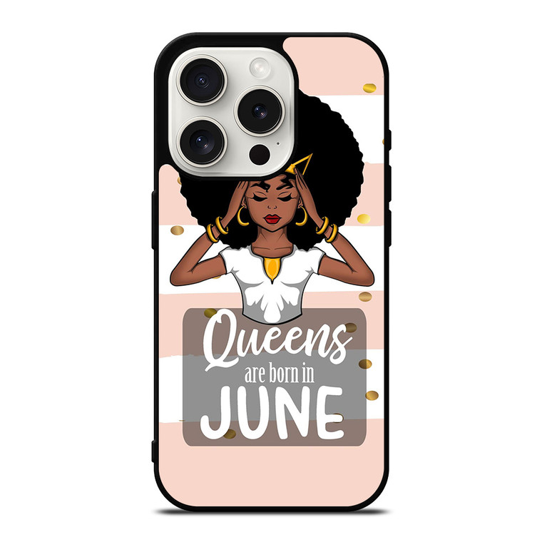 2BUNZ MELANIN POPPIN' ABA QUEEN iPhone 15 Pro Case Cover