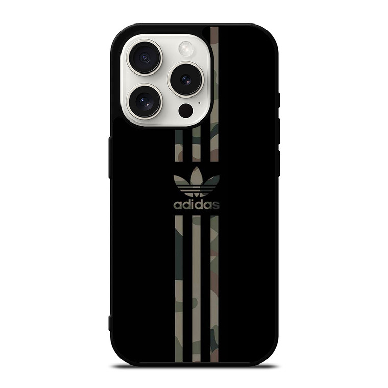 ADIDAS BAPE STRIPE iPhone 15 Pro Case Cover