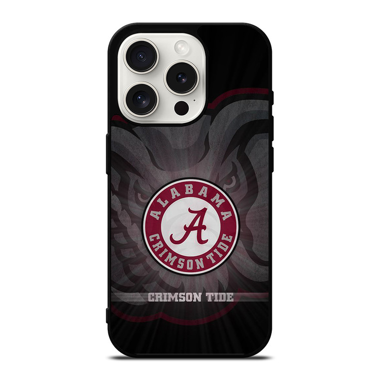 ALABAMA CRIMSON TIDE BAMA iPhone 15 Pro Case Cover