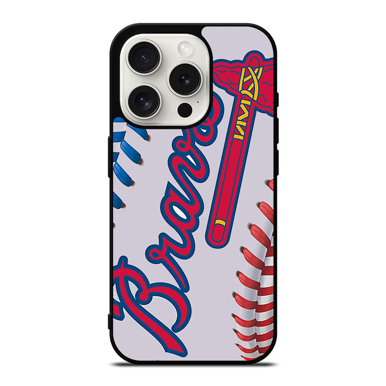 ATLANTA BRAVES BALL LOGO iPhone 15 Pro Case Cover