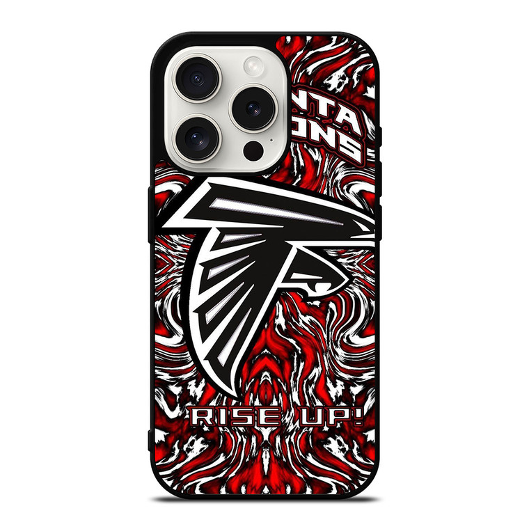 ATLANTA FALCONS RISE UP iPhone 15 Pro Case Cover