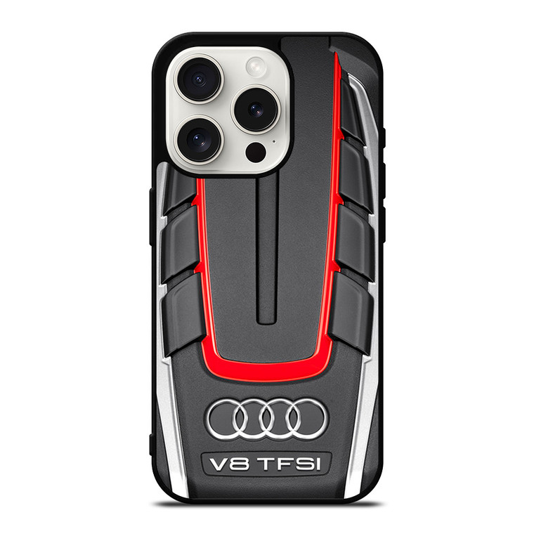 AUDI V8 ENGINE iPhone 15 Pro Case Cover