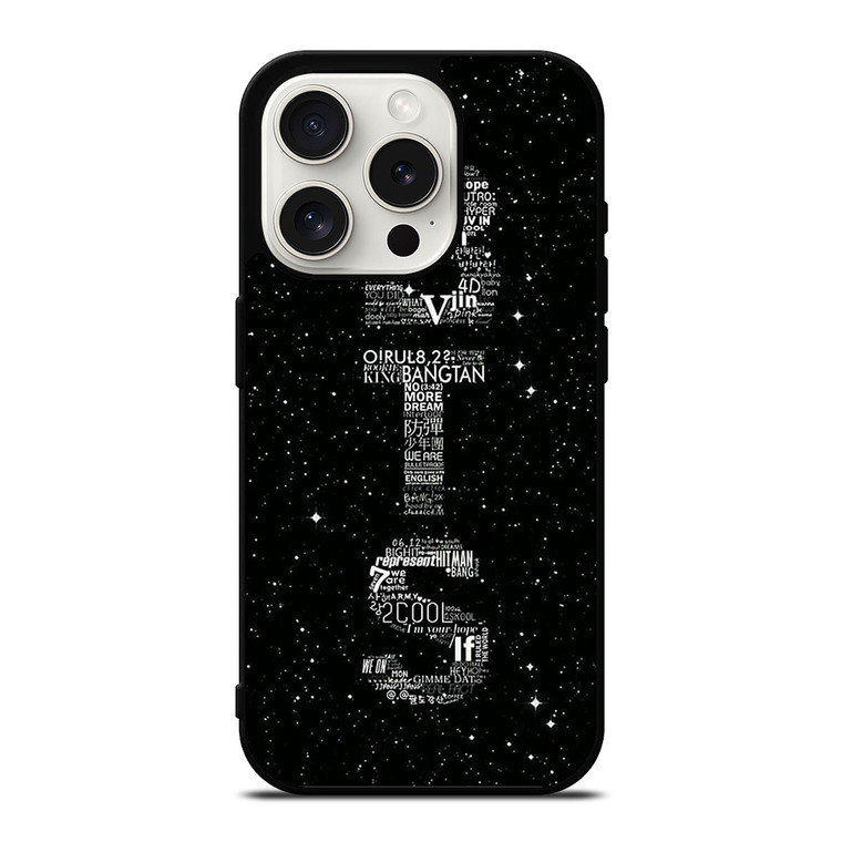 BANGTAN BOYS BTS iPhone 15 Pro Case Cover