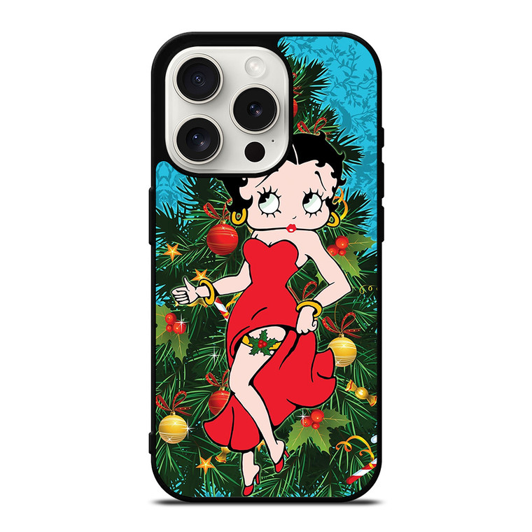 BETTY BOOP CHRISTMAS iPhone 15 Pro Case Cover