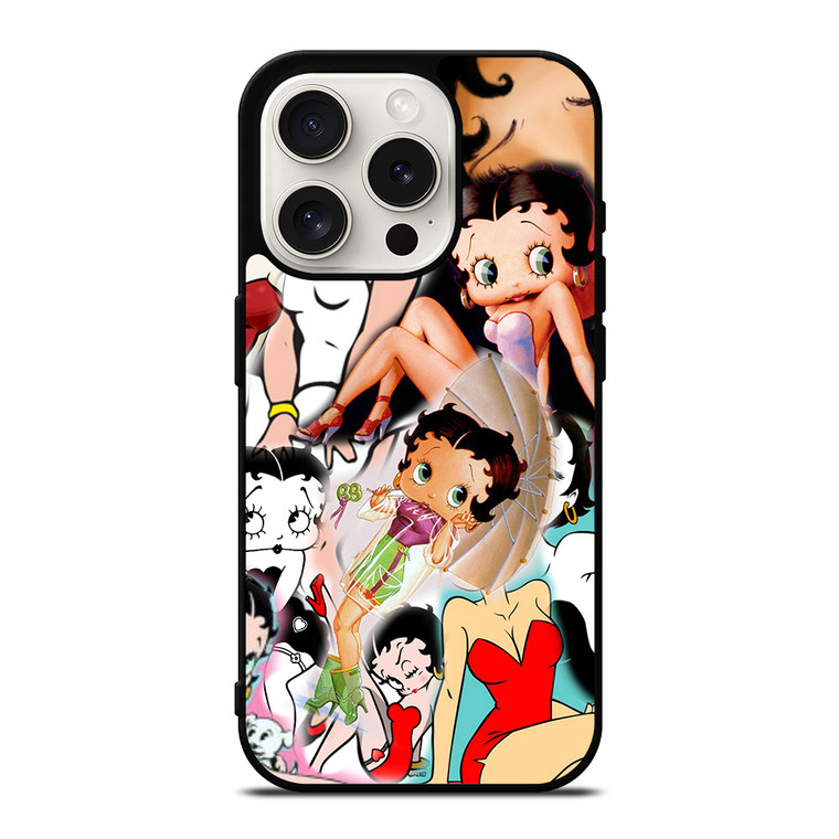 BETTY BOOP COLLAGE iPhone 15 Pro Case Cover
